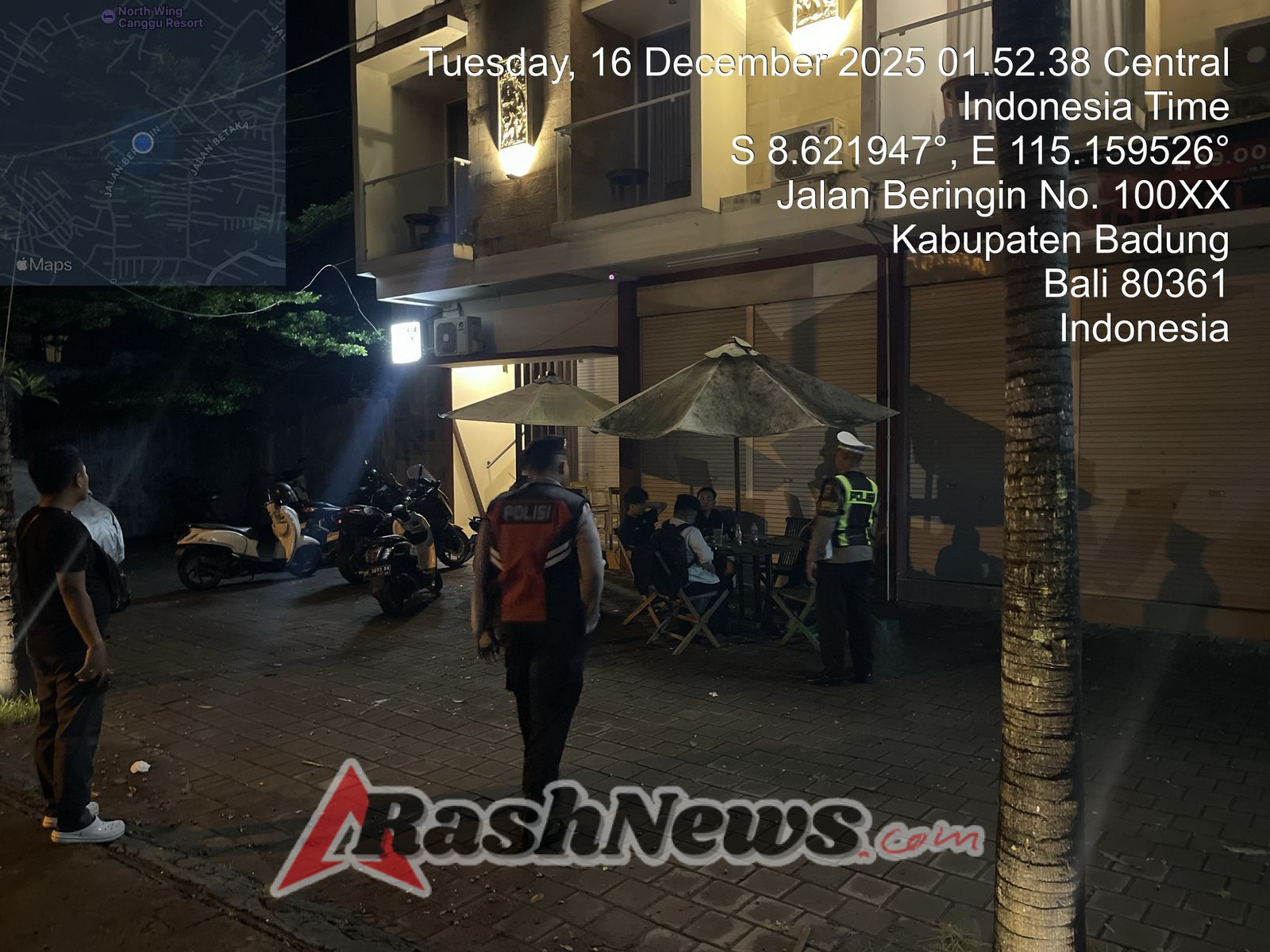 Suara Musik Keras Ganggu Warga UKL Polsek Kuta Utara Datangi TKP