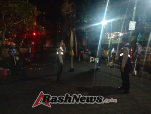Patroli Samapta Polsek Abiansemal Kontrol Keamanan Di Kawasan Pura