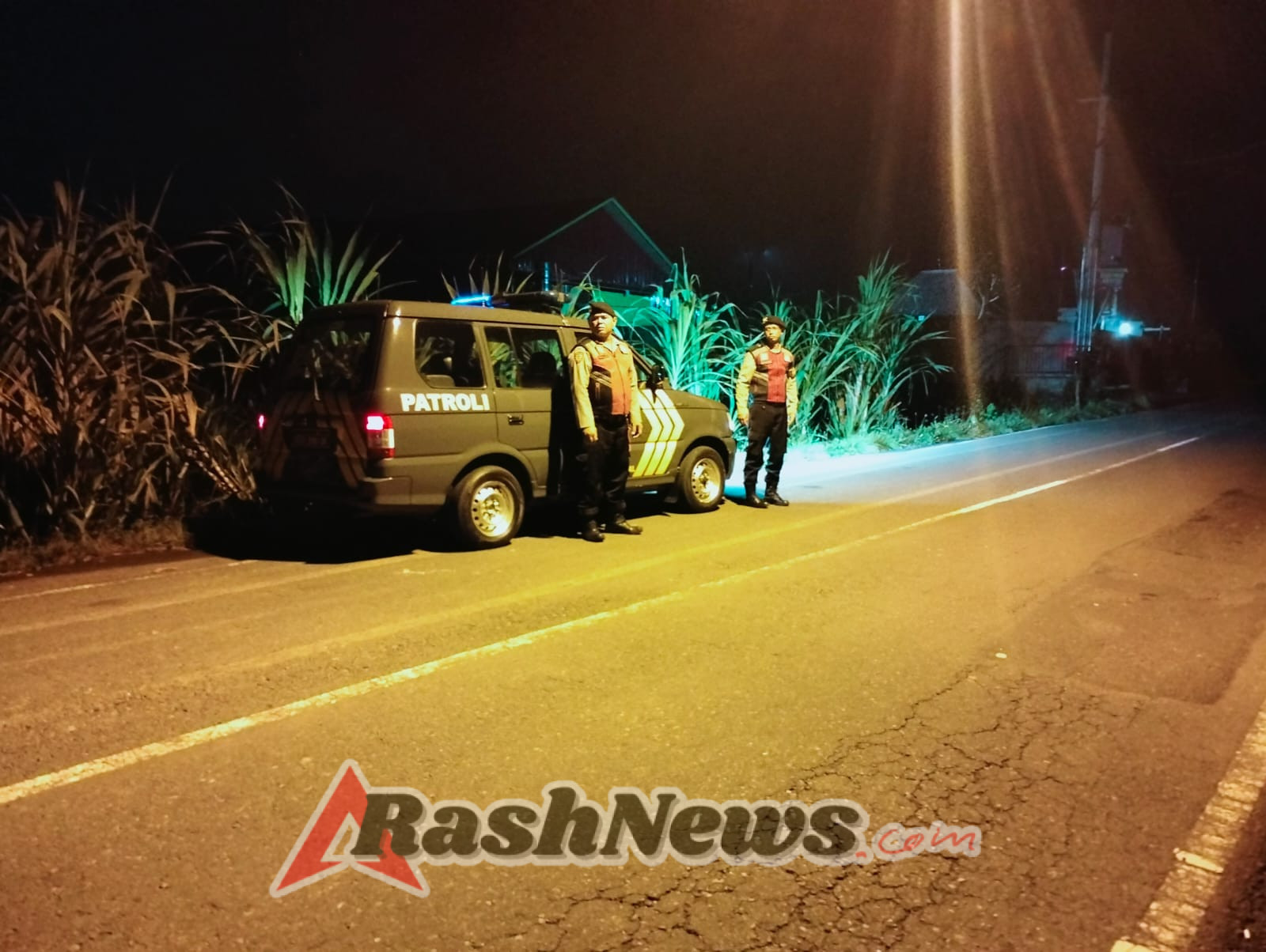 Patroli Subuh Polsek Abiansemal Awasi Jalur Sepi, Tekan Potensi Kriminalitas