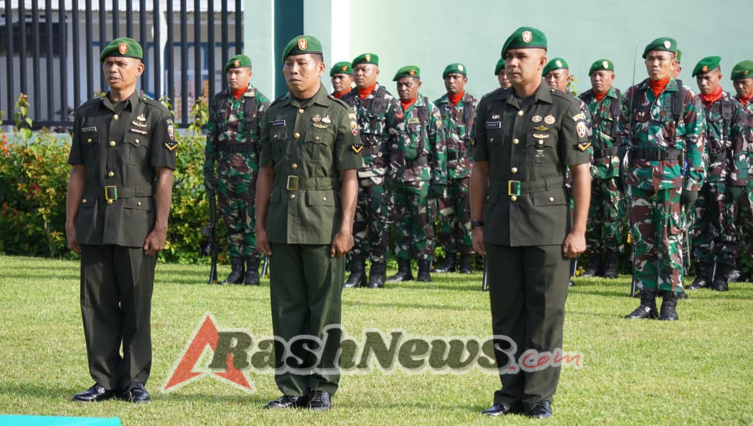 Peringati Hari Juang TNI AD ke-80, Dandim 1630/Mabar Pimpin Upacara