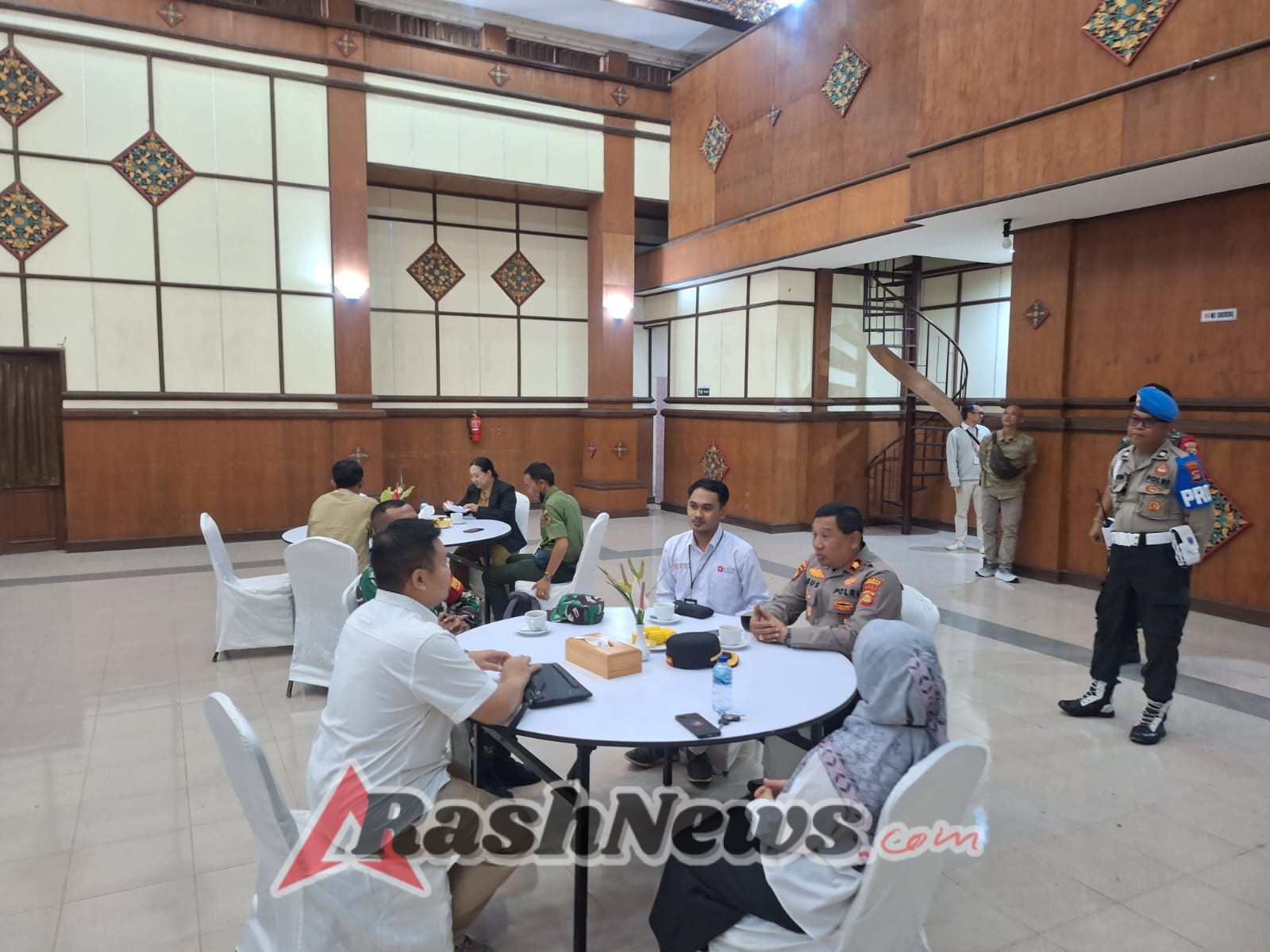 Kapolsek Baturiti Hadiri  Pisah Sambut Pimpinan Kebun Raya Bali