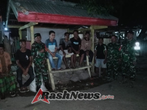 Koramil Rasanae Ajak Masyarakat Bersih-bersih Antisipasi Dampak Musim Hujan
