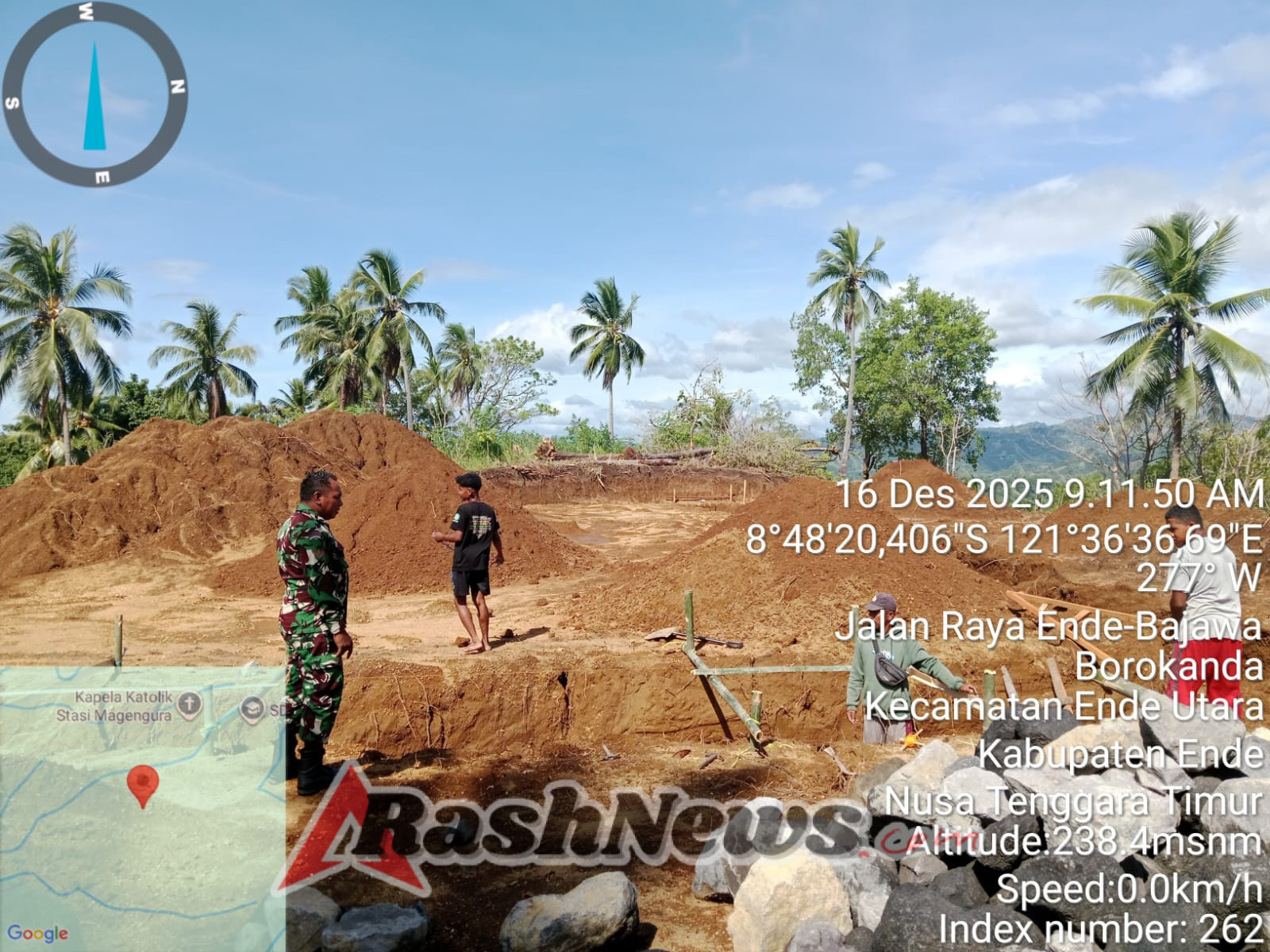 Pondasi Koperasi Merah Putih Selesai Dipasang, Pembangunan Berjalan Aman dan Lancar