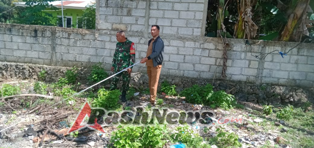 Koramil Ba’a Dukung Penataan Aset KDKM di Kelurahan Mokdale