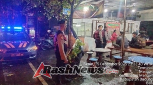 Unit Turjawali Sat Samapta Polres Badung Laksanakan Patroli Biru KRYD