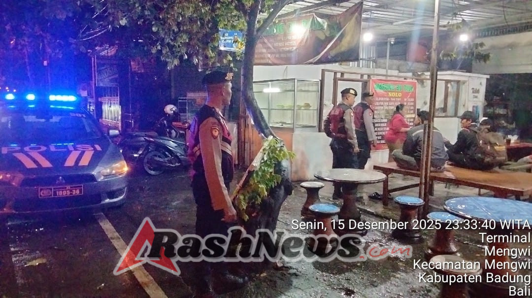 Unit Turjawali Sat Samapta Polres Badung Laksanakan Patroli Biru KRYD