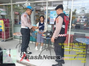 Tingkatkan Pelayanan dan Transparansi, Kanit Propam Polsek Susut Sosialisasikan Yanaduan Berbasis Barcode