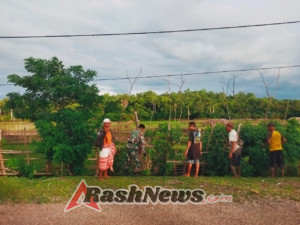 Sertu Jackson Tuka Peduli Keamanan Lahan Pertanian