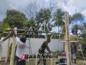 Babinsa Ingatkan Pemuda Sambut Natal Tanpa Minuman Keras