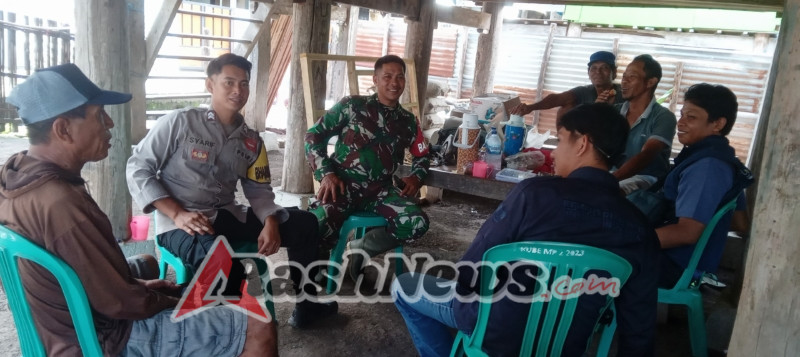 Babinsa Desa Belo Tingkatkan Keamanan Melalui Komsos dan Patroli Rutin