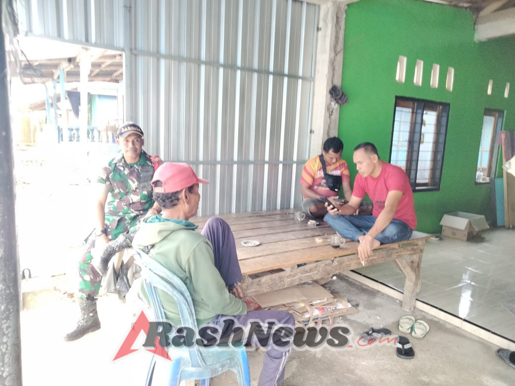 Babinsa Desa Tebo Pastikan Keamanan Wilayah Melalui Kegiatan Komsos dan Monitoring