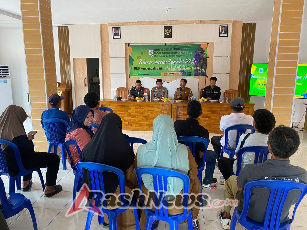 Wujud Kepedulian Terhadap Mitigasi Bencana, Babinsa Hadiri PKM DED Pengendali Banjir