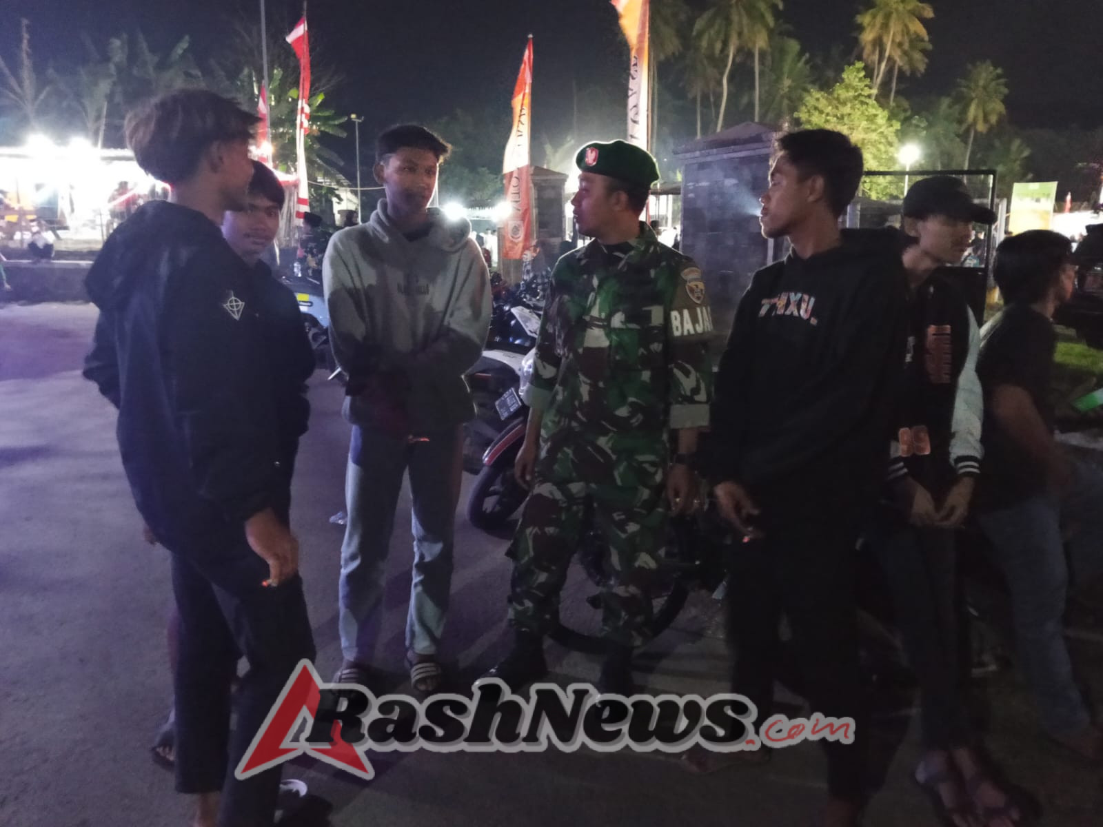 Koramil Jereweh Tegaskan Keamanan Wilayah Lewat Patroli Malam