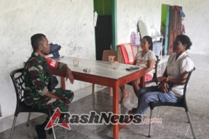 Bangun Keakraban Dengan Warga Binaan, Babinsa Lakukan Kegiatan Komsos