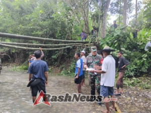 Dari Bambu Menjadi Harapan: Kodim 1630/Manggarai Barat Bangun Solusi Akses Vital Desa Golo Sepang