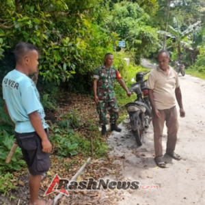 TNI AD Hadir di Tengah Masyarakat, Babinsa Gelar Komsos dan Pamwil di Desa Ranoramba