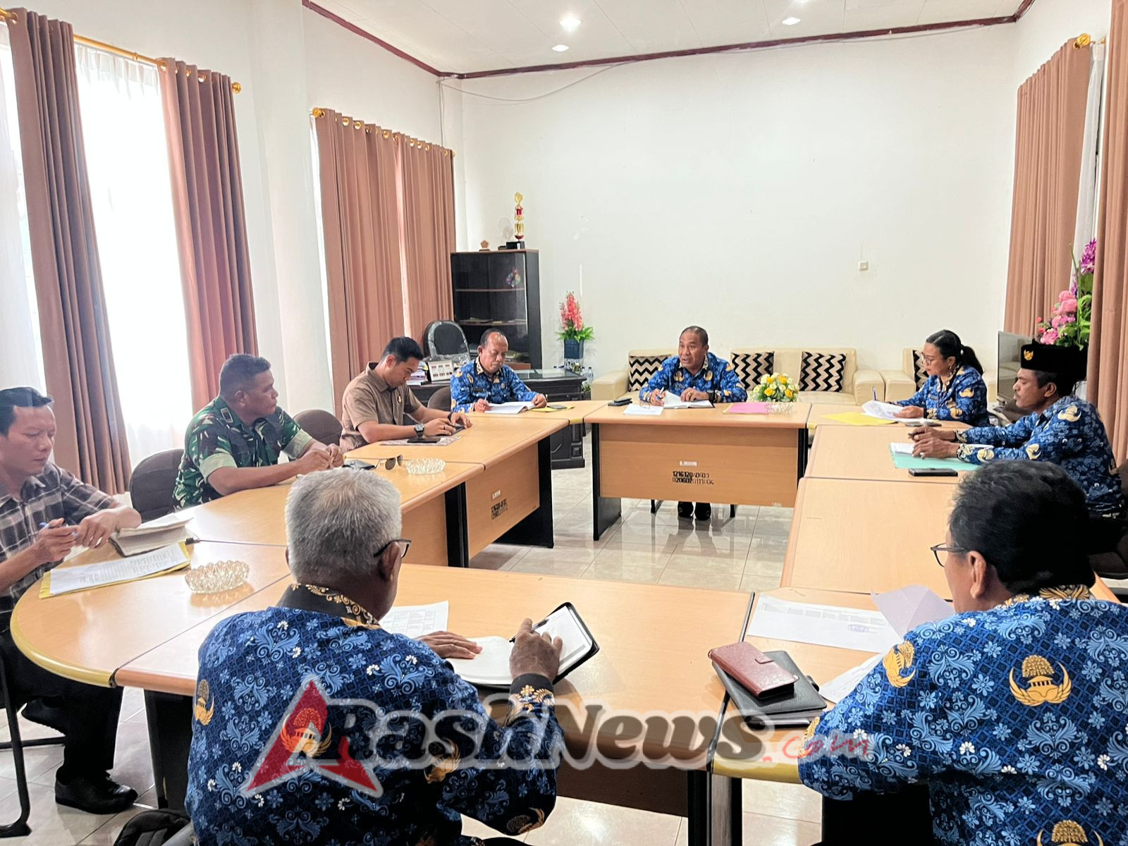 Sinergitas Forkopimda, Kodim 1601 Hadiri Rakor Pemantauan Orang Asing