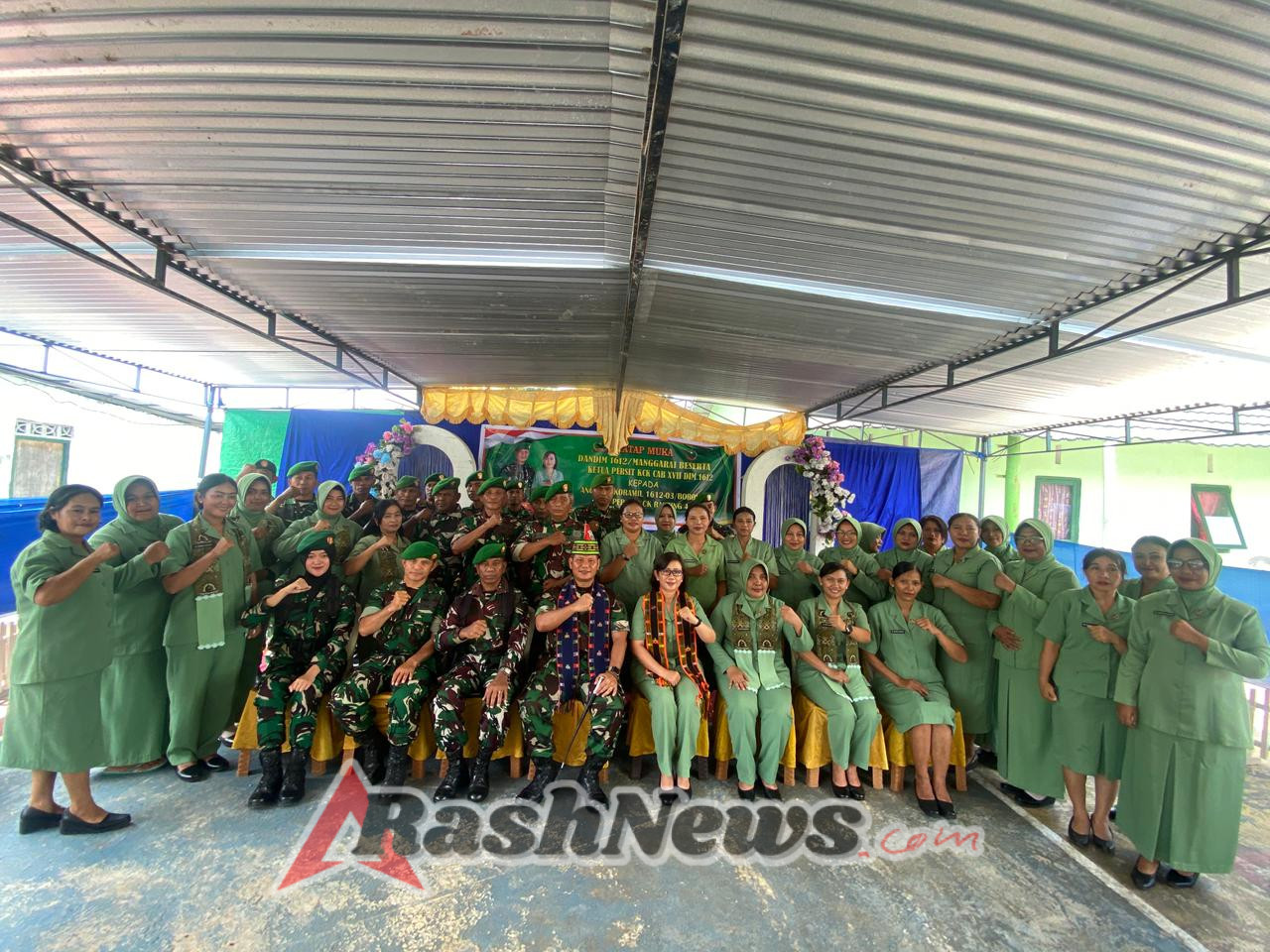 Perkuat Pembinaan Teritorial, Dandim 1612/Manggarai Kunjungi Koramil Borong