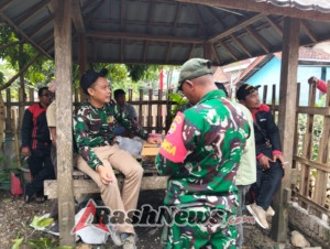 Ciptakan Wilayah Kondusif, Babinsa Desa Goa Laksanakan Komsos dan Patroli