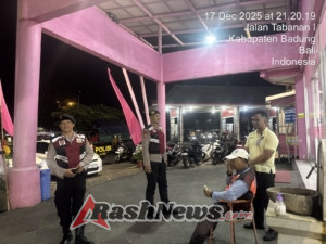 Patroli Dialogis Samapta Polsek Mengwi Sampaikan Imbauan Kamtibmas di Kawasan Pasar Modern