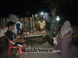 Babinsa Koramil 1608-06/Wawo Ajak Warga Jaga Keamanan dan Jauhi Narkoba