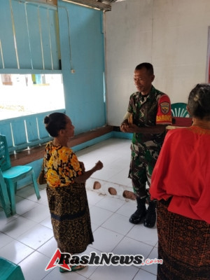 Babinsa Kotabaru Hadir, BLT Kemiskinan Ekstrim Desa Tou Disalurkan Tepat Sasaran