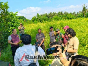 Wujud Pembinaan Teritorial, Babinsa Desa Temesi Atensi Kegiatan Pengecekan Lokasi Perkara