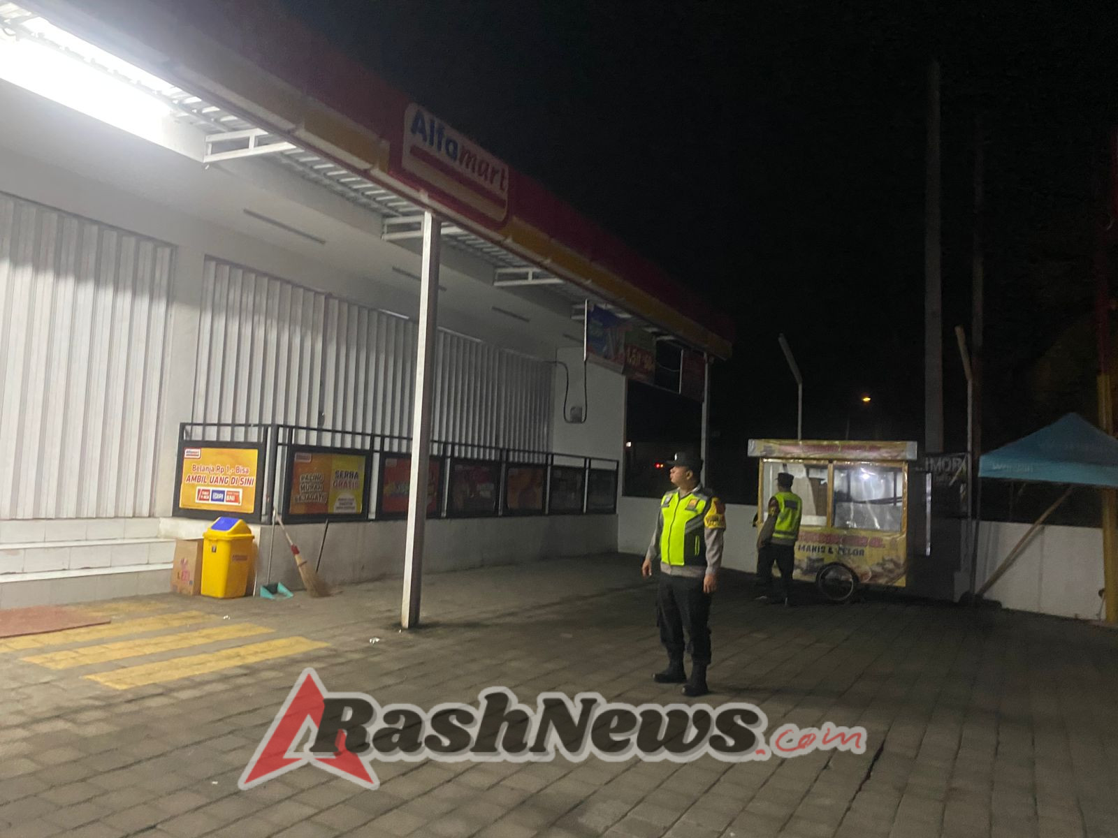 Polsek Selemadeg barat Gelar Patroli Malam Menjelang Dini Hari