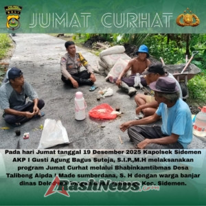 Bhabinkamtibmas Gelar Jumat Curhat, Sambangi Warga Binaan di Desanya.