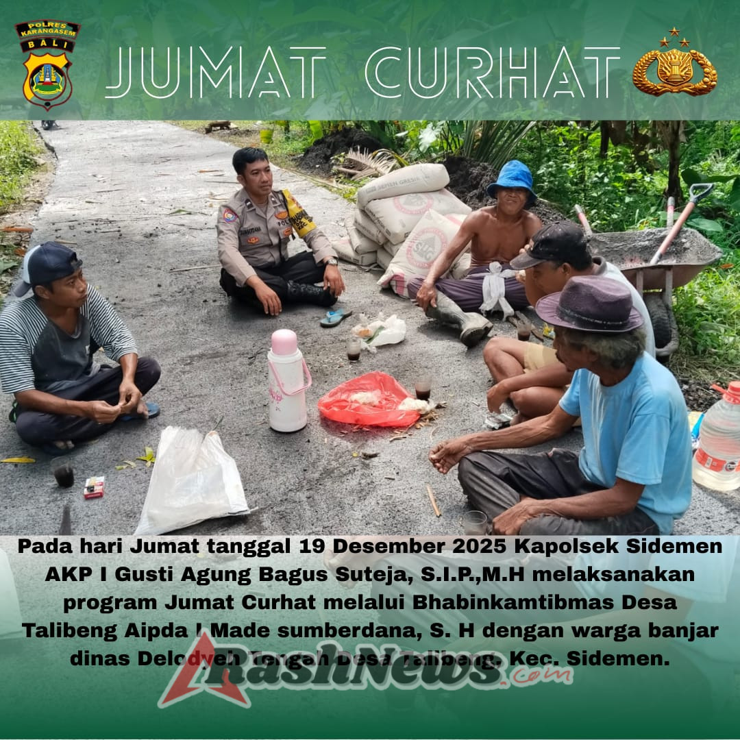 Bhabinkamtibmas Gelar Jumat Curhat, Sambangi Warga Binaan di Desanya.
