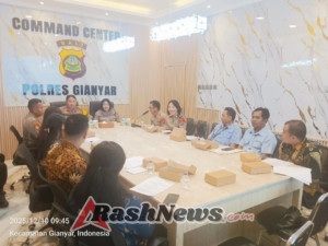 Polres Gianyar Gelar Jumat Curhat Bersama Perbankan, Perkuat Sinergi Pengamanan Obyek Vital