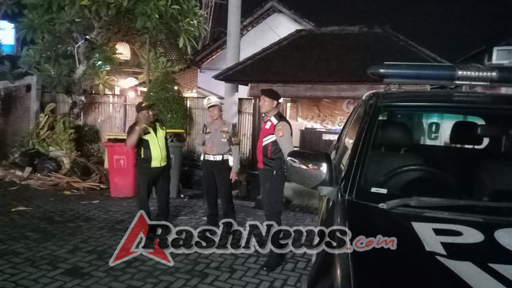 Urungkan Aksi Kejahatan Polsek Kuta Utara Patroli Hadir Di Tengah Masyarakat.