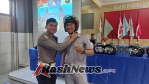 Polantas Menyapa, Edukasi Kamseltibcarlantas di SMK PGRI 2 Badung