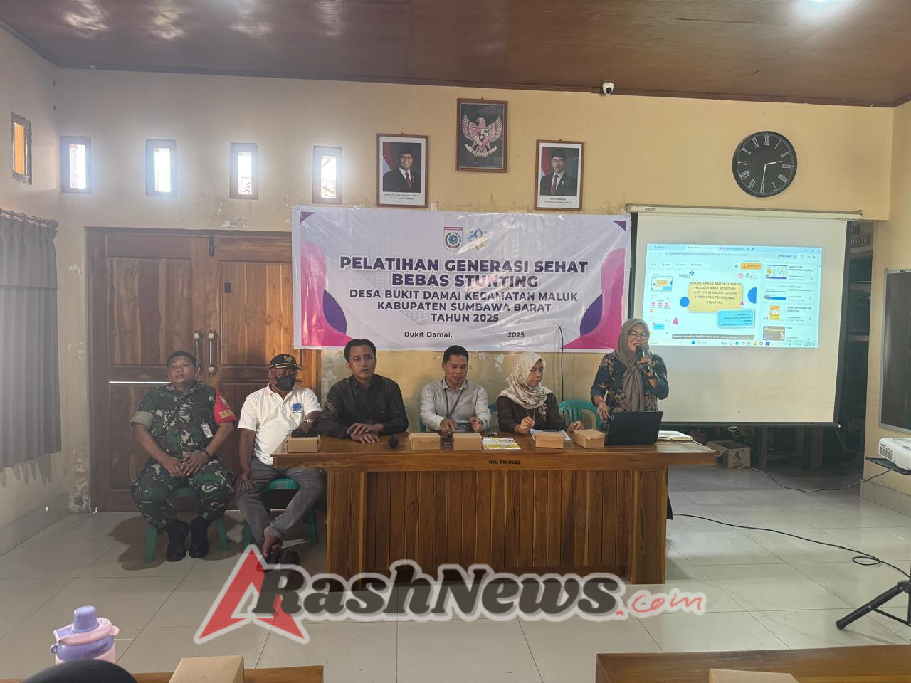 Peran Aktif Babinsa dalam Pelatihan Generasi Sehat Bebas Stunting di Sumbawa Barat
