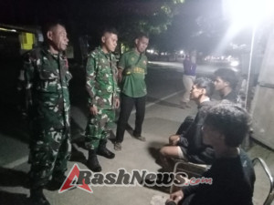 Sinergi TNI dan Masyarakat, Patroli Siskamling Digelar di Batas Kota Bima