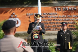Wakapolres Karangasem Pimpin Upacara Peringatan Hari Bela Negara Ke-77