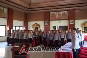Polres Klungkung Gelar Latihan Pra Operasi Lilin Agung 2025.