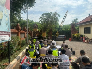 Sambut Ops Lilin Agung-2025, Personel Polres Bandara Ngurah Rai Gelar Persembahyangan Bersama