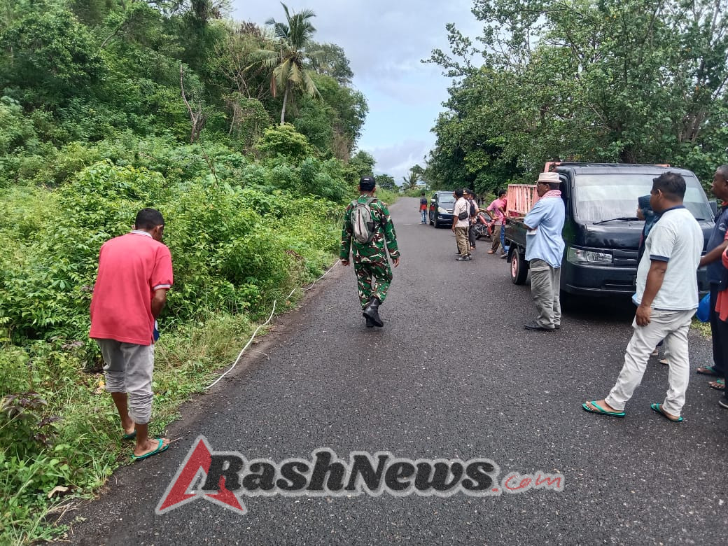 Persiapan Pembangunan KDMP Woewutu, Koramil 1625-03/Boawae Turut Mengawal