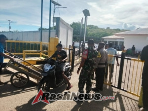 Koramil 1627-02/PB Pastikan Aktivitas Pelabuhan Pantai Baru Tertib