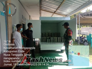 Pastikan Mutu dan Keamanan Pangan, Babinsa Ende Tinjau Dapur MBG Nangapanda