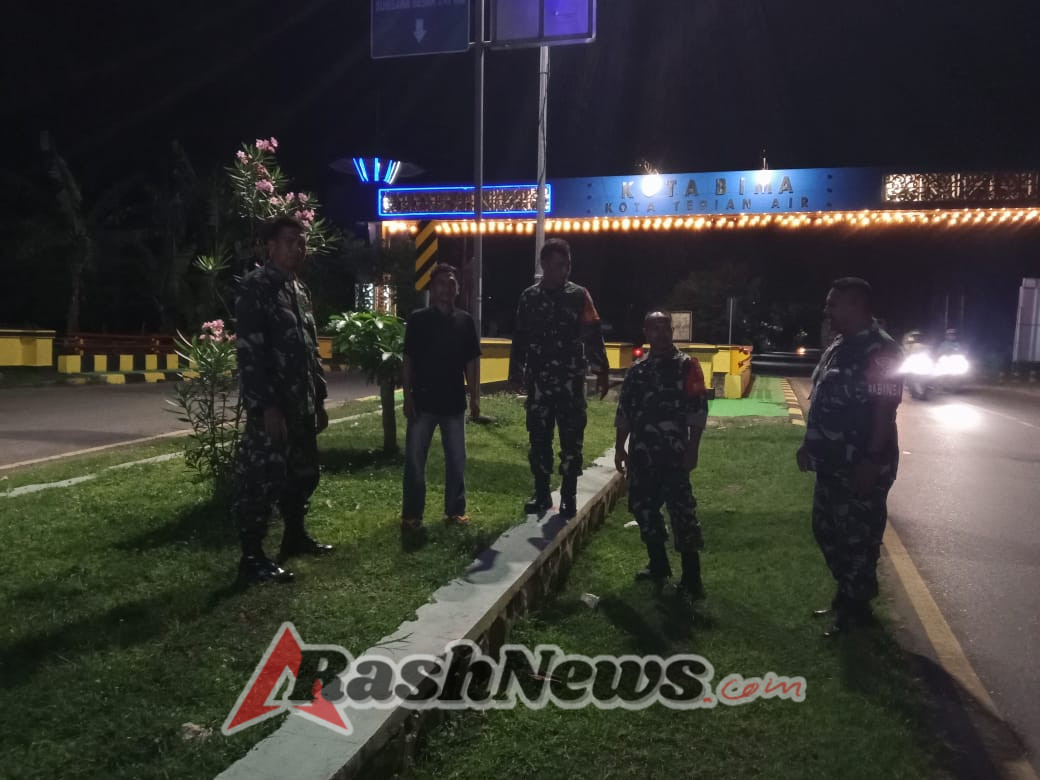 TNI dan Warga Bersinergi Lewat Patroli Batas Kota Kota Bima