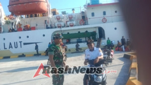 Koramil 1627-01/Baa Intensifkan Pemantauan Pelabuhan Ba’a