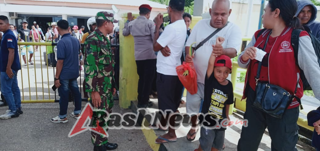 Kegiatan Pengamanan Pelabuhan ASDP Pantai Baru Berjalan Aman dan Tertib