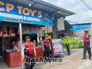 Satgas II Preventif Ops Lilin Agung 2025 Perketat Pengamanan di Kota Amlapura Menjelang Nataru