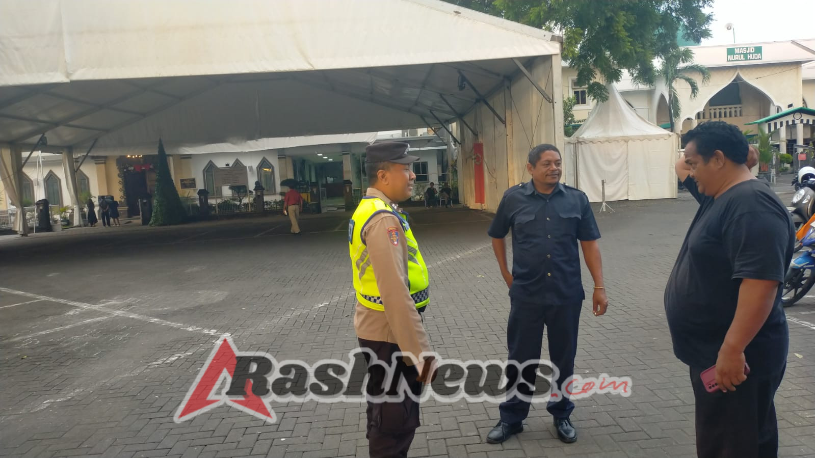 Amankan Ibadah Minggu di Gereja Ekklesia, Polres Bandara Siagakan Personilnya