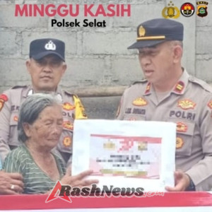 Minggu Kasih Polsek Selat dilaksanakan di BD. Sekeluih Desa Amerta Bhuana , Kec. Selat.