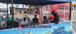 Babinsa Koramil 1624-01/Larantuka Siaga Amankan Posko UPP Nataru