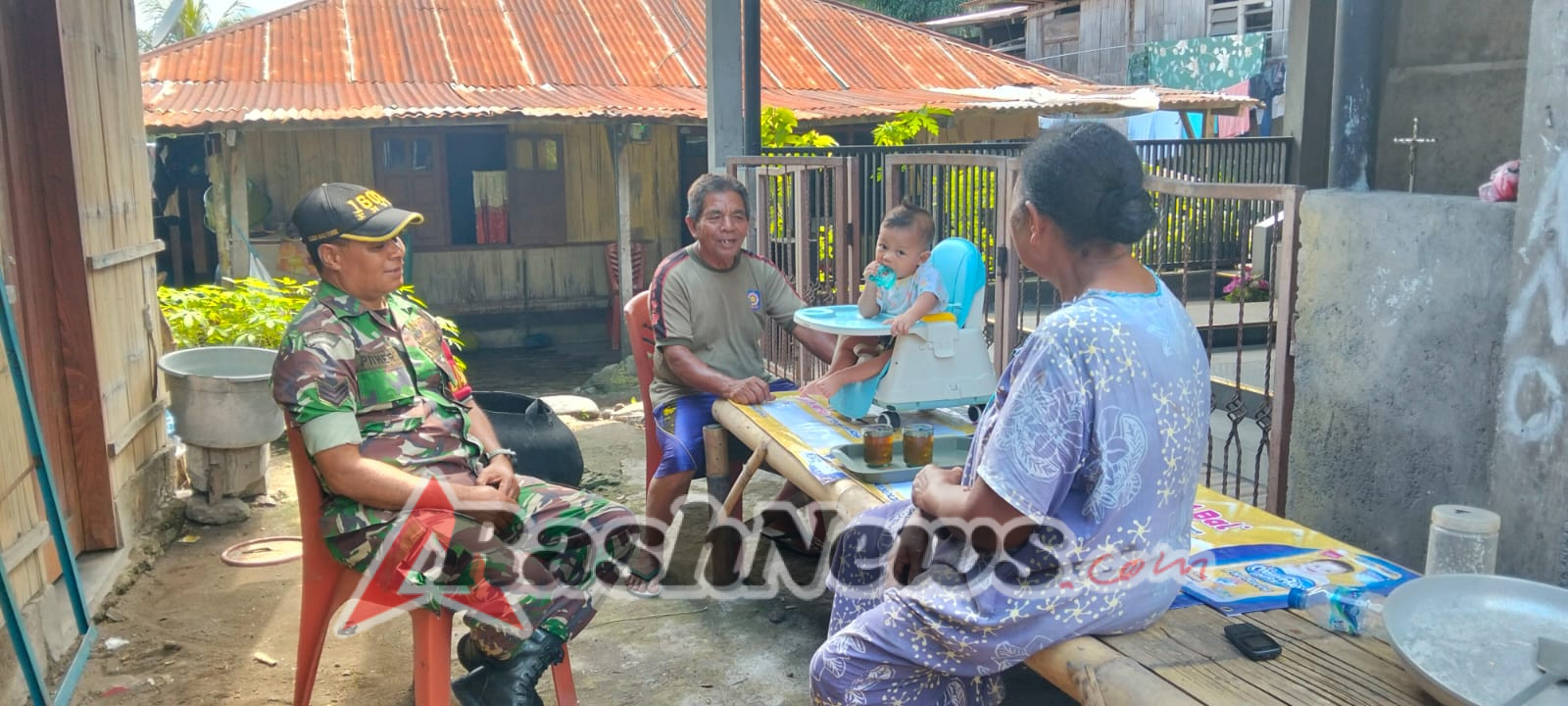 Babinsa Ende Tegaskan Pentingnya Keselamatan dan Kamtibmas di Dusun Wololele
