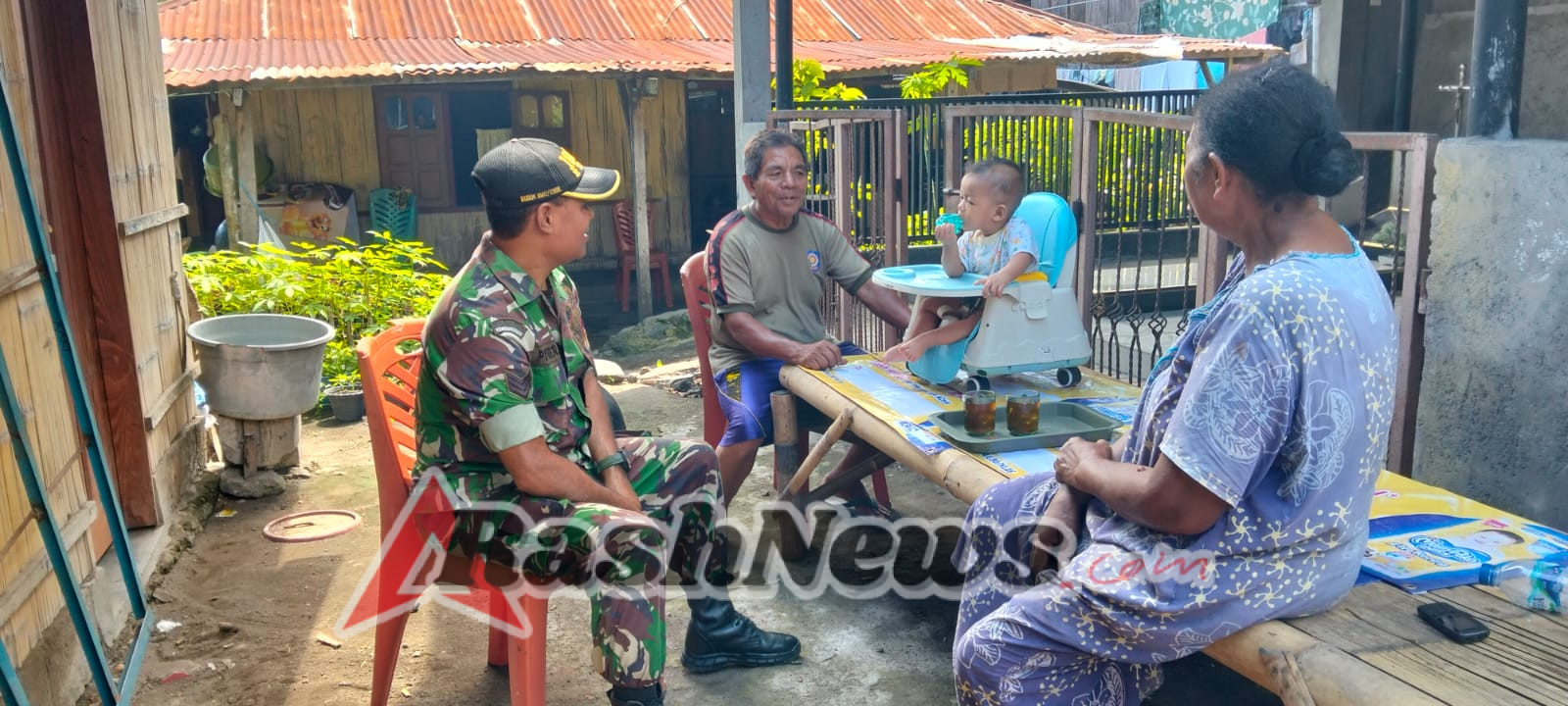 Babinsa Ende Tegaskan Pentingnya Keselamatan dan Kamtibmas di Dusun Wololele
